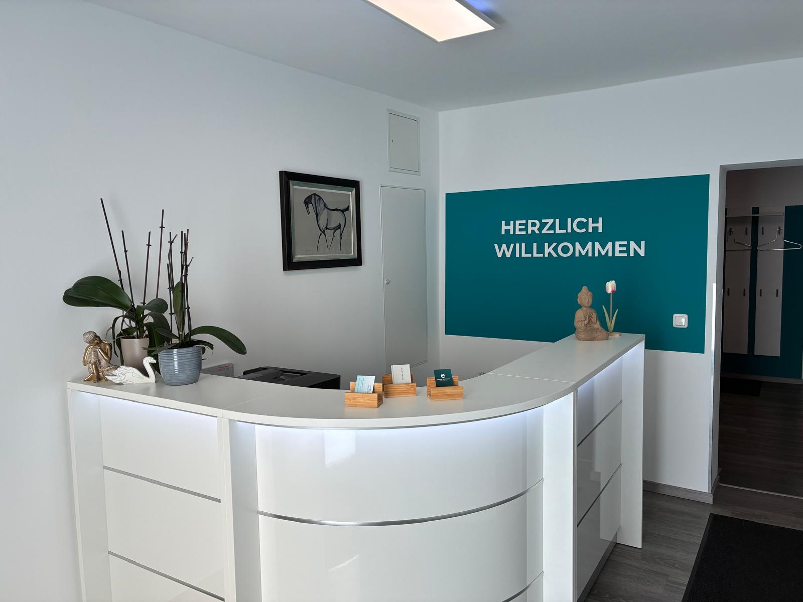 Empfang der Osteopathiepraxis von Philipp Gehrke in Alt-Hürth